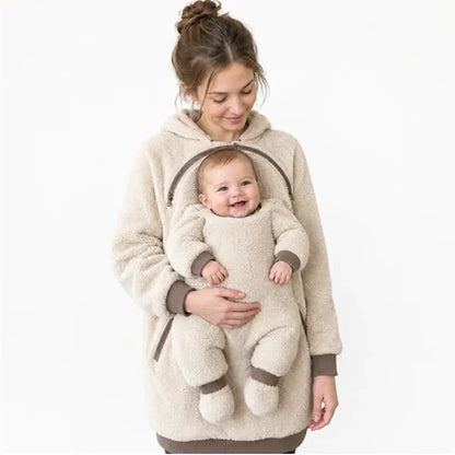 Hands-Free Hoodie With Hidden Baby Seat