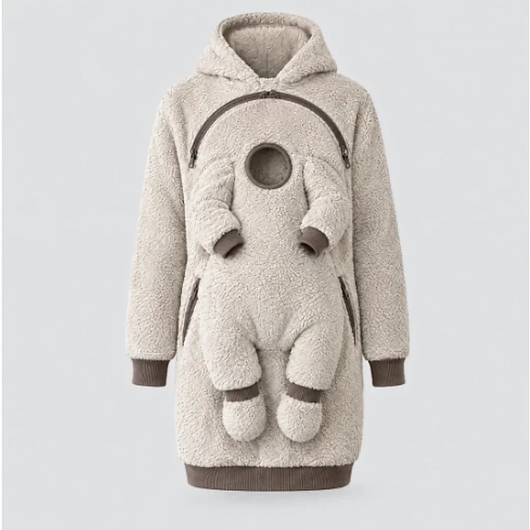Hands-Free Hoodie With Hidden Baby Seat