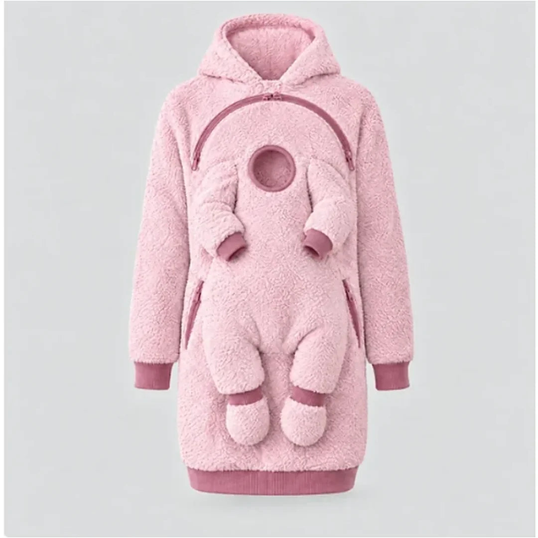 Hands-Free Hoodie With Hidden Baby Seat