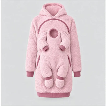 Hands-Free Hoodie With Hidden Baby Seat